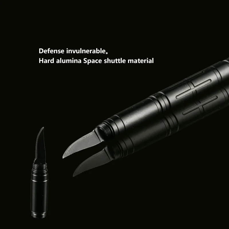Тактическая ручка для защиты многофункциональная Вольфрамовая стальная головка тактическая ручка принадлежности для самообороны женское оружие против волка
