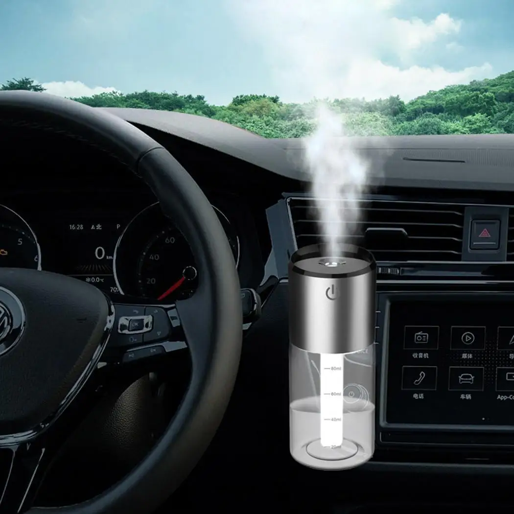 1Pcs 12V Car Steam Air Humidifier Mini Air Purifier Auto Air Freshener Aromatherapy Mist Maker