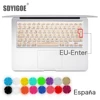 Spanish Chile EU Keyboard Protector Cover For Mac Book Air13 pro15 Retina  A1466 A1502 A1398 A1278 Skin Colorful keyboard film ► Photo 2/6