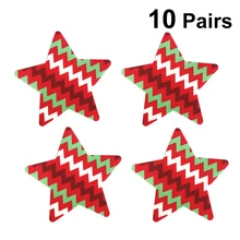 10 пар Стикини Звезда бесшовные одноразовые груди Boob наклейки для девочек женщин