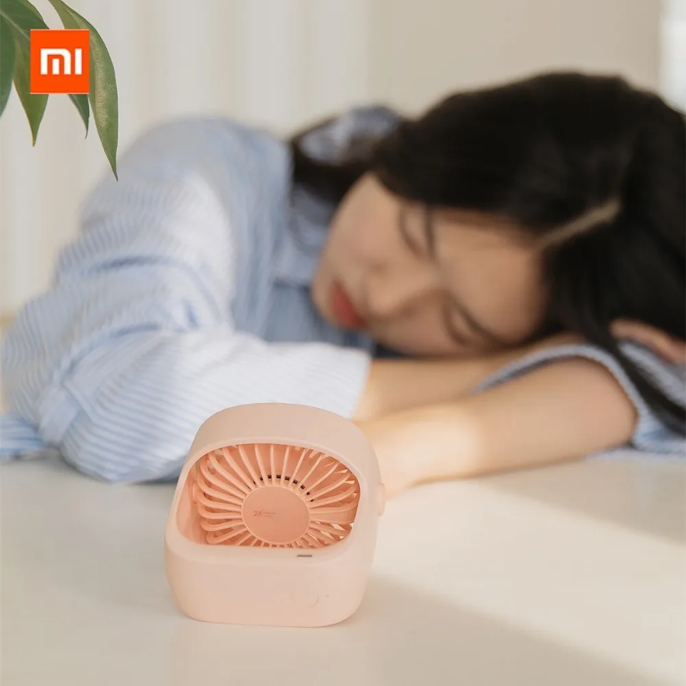 Xiaomi Mijia Cafele Портативный USB мини вентилятор клип Настольный вентилятор бесшумный 3 Скорость вентиляторы общежитии прикроватные настольные управления вентилятора