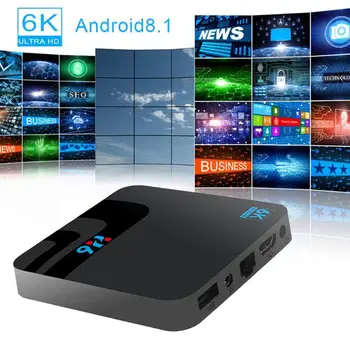 

Android8.1 Allwinner H6 Quad Core TV Box 2+16G WIFI BT 4.0 6K Set Top Box Support Online Video Television Movies Music Radio