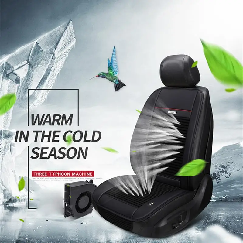 

Summer Fan Cool Seat Cushion 3 Fans Single Cold Pad 12V 24V Cooling Pad for Car Cushions Cool Down Ventilated Seat Cushion