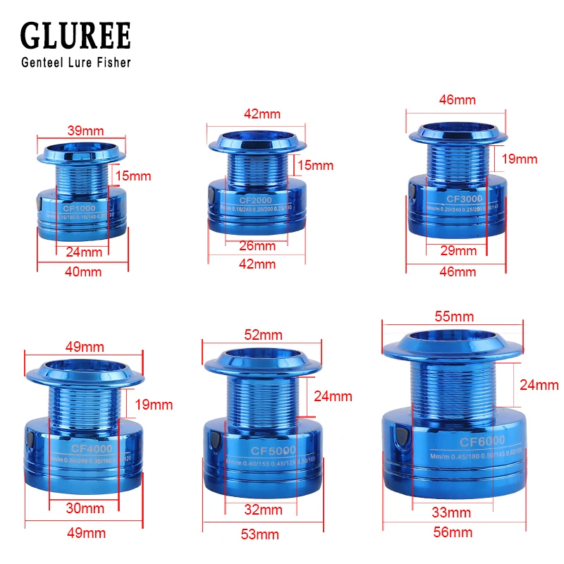 GLUREE 10BB плакировка рыболовная спиннинговая Катушка Карп Рыболовная катушка