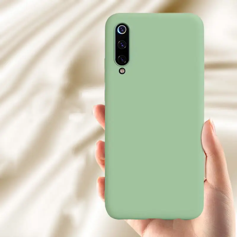OCHGEP Original Liquid Silicone Slim Case For Xiaomi Mi 9 SE Cover mi9 se Phone Cases with Retail Packing |