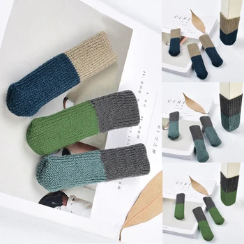 

4pc/Set Table Chair Foot Leg Knit Socks Cover Pads Floor Protector Home Decor