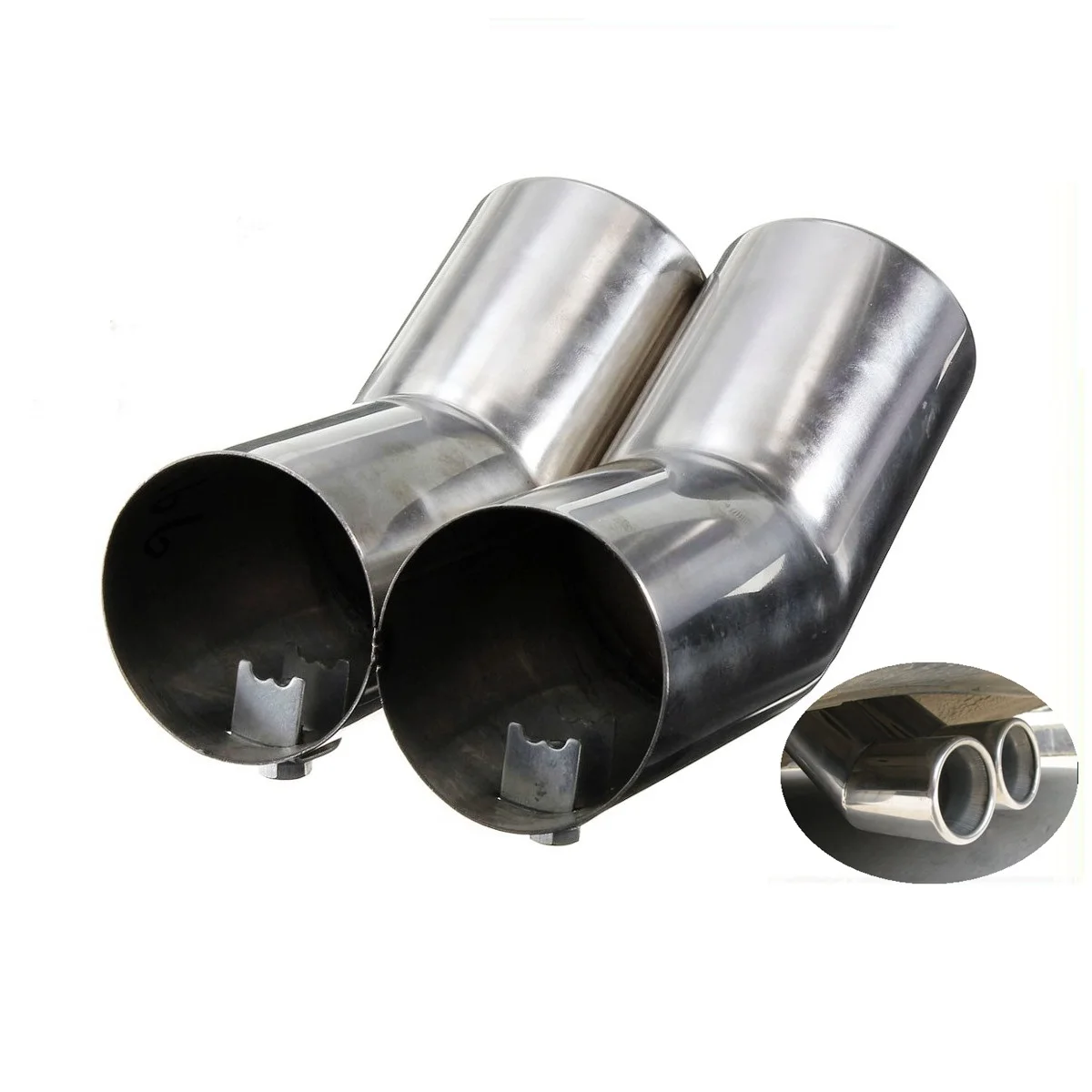 

Stainless Steel Trail Rear Exhaust Pipe Muffler For VW Bora Golf MK4 for Jetta 1997-2006 Car Tail Pipes Replacement