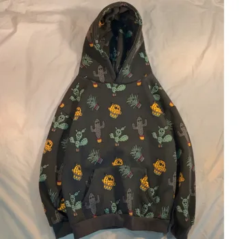 

Autumn And Winter New Men's Hoodies Plus Velvet Thick Warm Casual Sweatshirt Man Fashion Cartoon Print Hooded Pullover Male