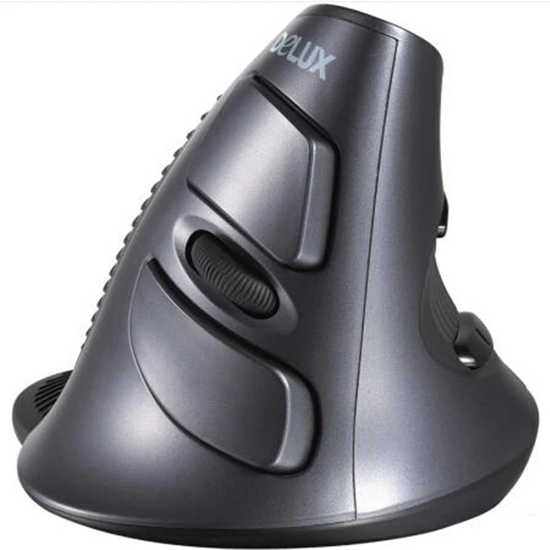 

Delux M618 Wireless Ergonomic Vertical Mouse 2.4g 6 Button Mice 1600 DPI Computer USB Optical Mause for PC Laptop Office