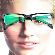 Высококачественные женские очки для близорукости-2,5, половинная оправа из смолы, черные очки, рецепт-1,5, очки для мужчин, минус линзы-2,0-3,0