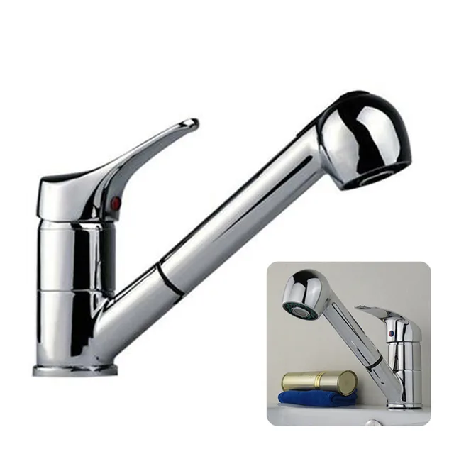 Best Offers Newest 1 Set 360 Rotation Kitchen Faucets Pull Out Swivel Spout Sink Faucet Single Hole Chrome Polished Kitchen Faucets Tap HWC Best Offers Newest 1 Set 360 Rotation Kitchen Faucets Pull Out Swivel Spout Sink Faucet Single Hole Chrome Polished Kitchen Faucets Tap HWC