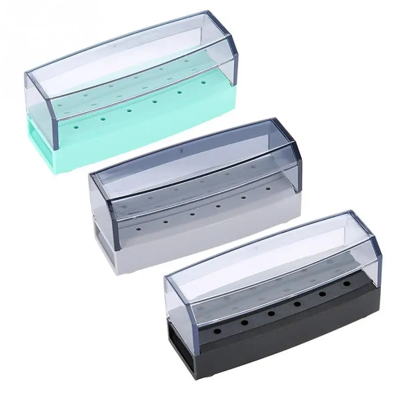 18 Holes Disinfection Box Case Dental Bur Burs Block Autoclavable Dentist Tools GreenS015C | Красота и здоровье