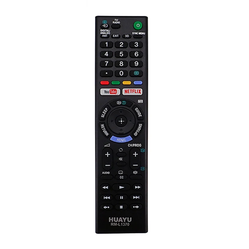 

HUAYU New For Sony Rm-L1370 Led 3D Tv Remote Control With Youtube/Netflix Buttons 149331411 1-493-314-11 Rmt-Tx300E Rmttx300E