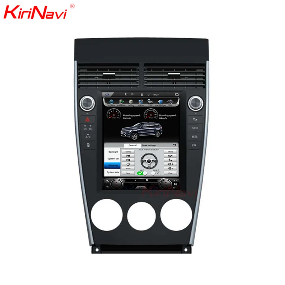 Cheap KiriNavi Vertical Screen Tesla Style Android 7.1 10.4inch Touch Screen Car Radio For Mazda 6 GPS Navigation Bluetooth 2002-2015 3