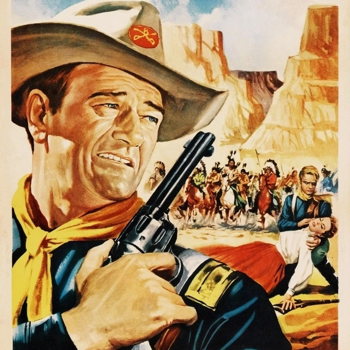 Rio Grande John Wayne 1950 Movie Poster Masterprint (11 x 17) | Дом и сад