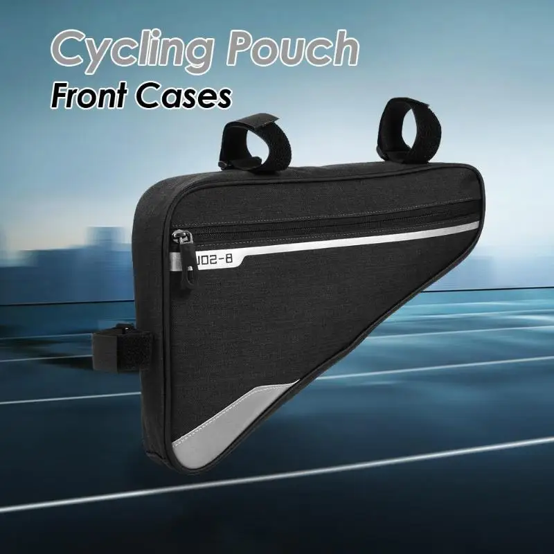Best B-SOUL Bike Bag Triangle Bicycle Front Tube Frame Bag Outdoor Triangle Bicycle Front Bag Mountain Bike Cycling Pouch 1 Best B-SOUL Bike Bag Triangle Bicycle Front Tube Frame Bag Outdoor Triangle Bicycle Front Bag Mountain Bike Cycling Pouch 1