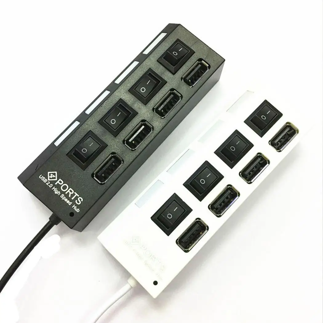 4 Порты и разъёмы USB 2 0 концентратор разделитель переключатели для стильного