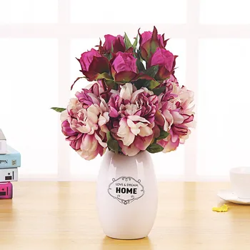 

Nordic Style Concise Ceramic Table Vases Pretty Desk Decorative Vases Home Decoration White Fashion Exquisite Modern Vases