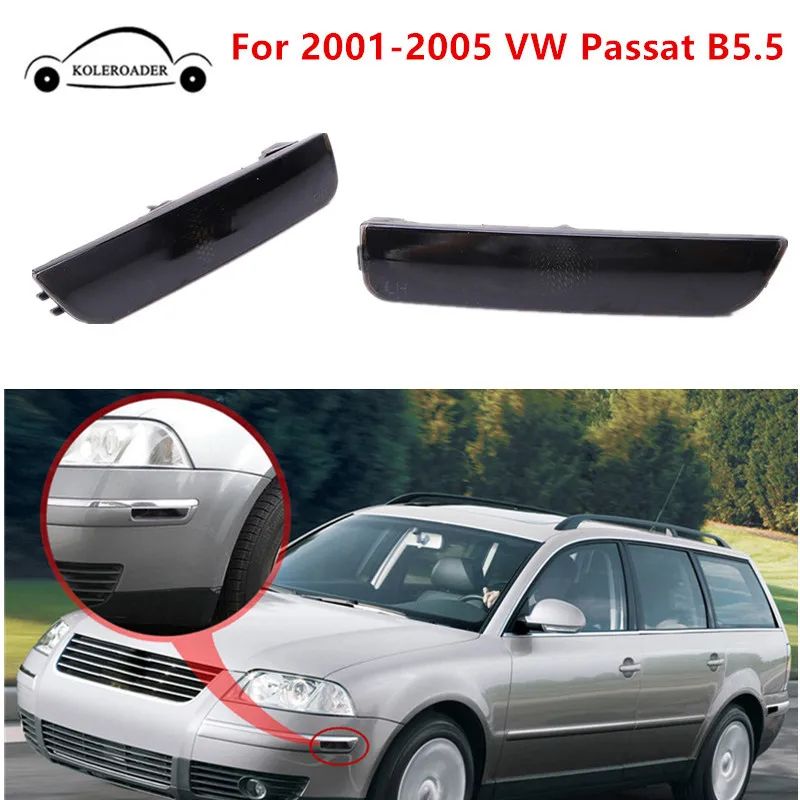 Corner Light For 98-2001 Volkswagen Passat Set of 2 LH RH Incandescent w/ Bulbs