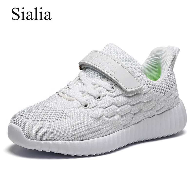 Sialia الاطفال رياضية للأطفال حذاء كاجوال بنين رياضية الفتيات أحذية تنفس شبكة المطاط الربيع الخريف الصيف المدرب