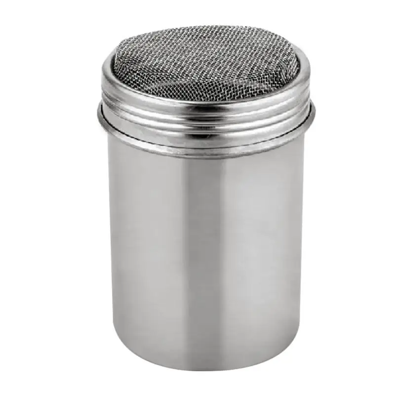 Hot Stainless Chocolate sifter Shaker Cocoa Flour Icing Sugar Powder Coffee Sifter Lid Shaker Kitchen Accessories Cooking Tools Hot Stainless Chocolate sifter Shaker Cocoa Flour Icing Sugar Powder Coffee Sifter Lid Shaker Kitchen Accessories Cooking Tools