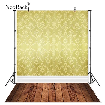 

Thin Vinyl Damask Patterns Wood Floor Photography Backgrounds studio Painted indoor professional Children Kids Photo Backdrops