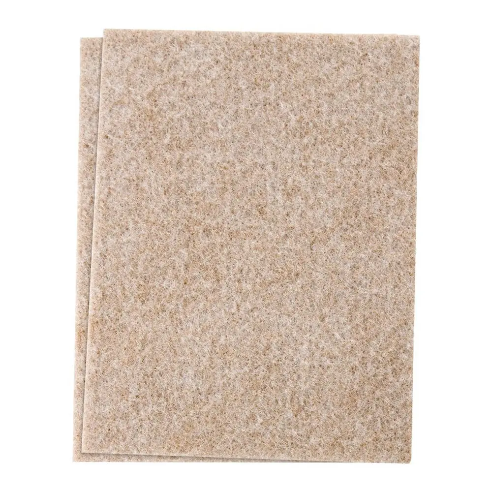 

Self-Stick Furniture Felt Sheet for Hard Surfaces to Cut into Any Shape (2 pack) Beige