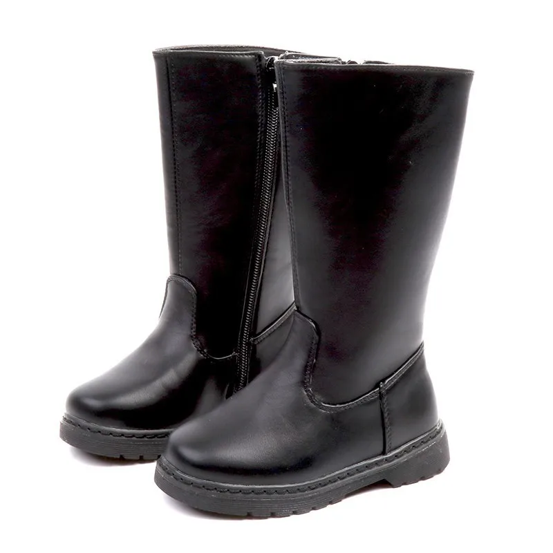 

Autumn And Spring Princess Knee High Girls Boots New Pattern Solid Color Long Children's Rubber Warm Winter Shoes 1 3 4 6 years