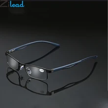 Zilead классические металлические прямоугольные очки для чтения, мужские деловые очки для дальнозоркости, очки для дальнозоркости с+ 1,0 до+ 4,0