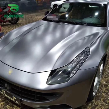 

Car Styling Wrap Electro-optic Titanium gray Car Vinyl film Body Sticker Car sticker With Air Free Bubble For Motorcycle Car