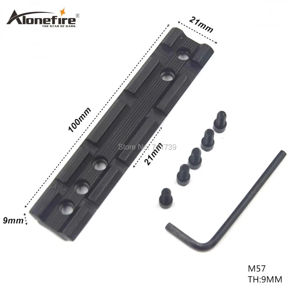 

1PC M57 Tactical Sporting Picatinny Weaver Rail Scope Mount Screws + Wrench HuntingAccessories Width 21mm Length 100mm