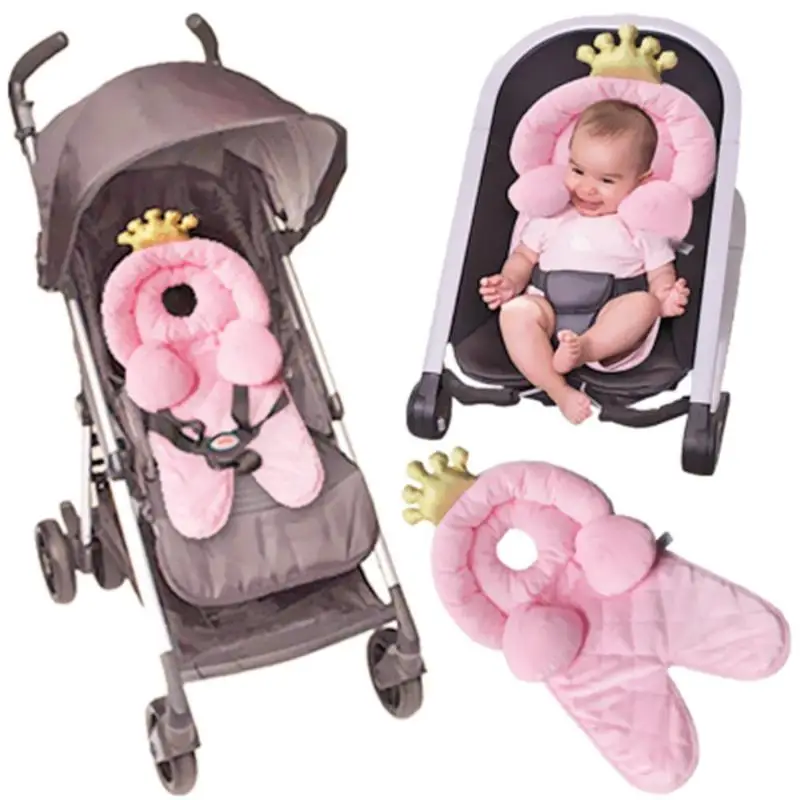 Baby Stroller Cushion Anti flat Head Newborn Car Seat Cover Safety Neck ...