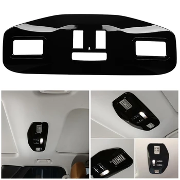 

Car Styling Rear Roof Reading Light Lamp Decorative Sticker Cover Trim for Land Rover Discovery 5 2017-2018 piano black