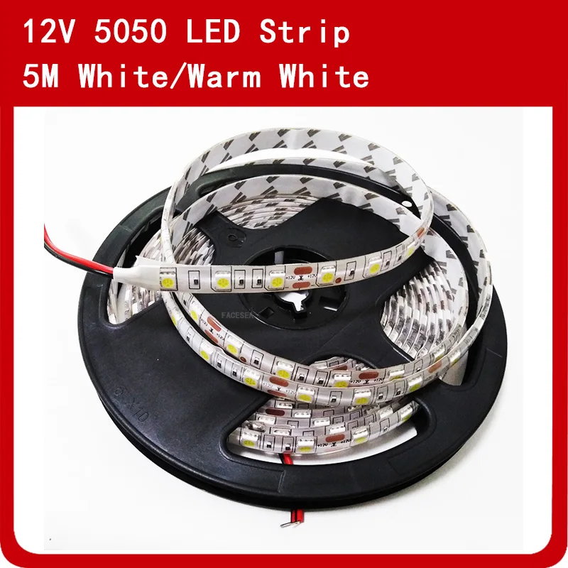 

DC12V 5m SMD 5630 Led Strip 60Leds/m Waterproof IP65 LED Tape Flexible Light for Home decoration Kitchen Lighting String