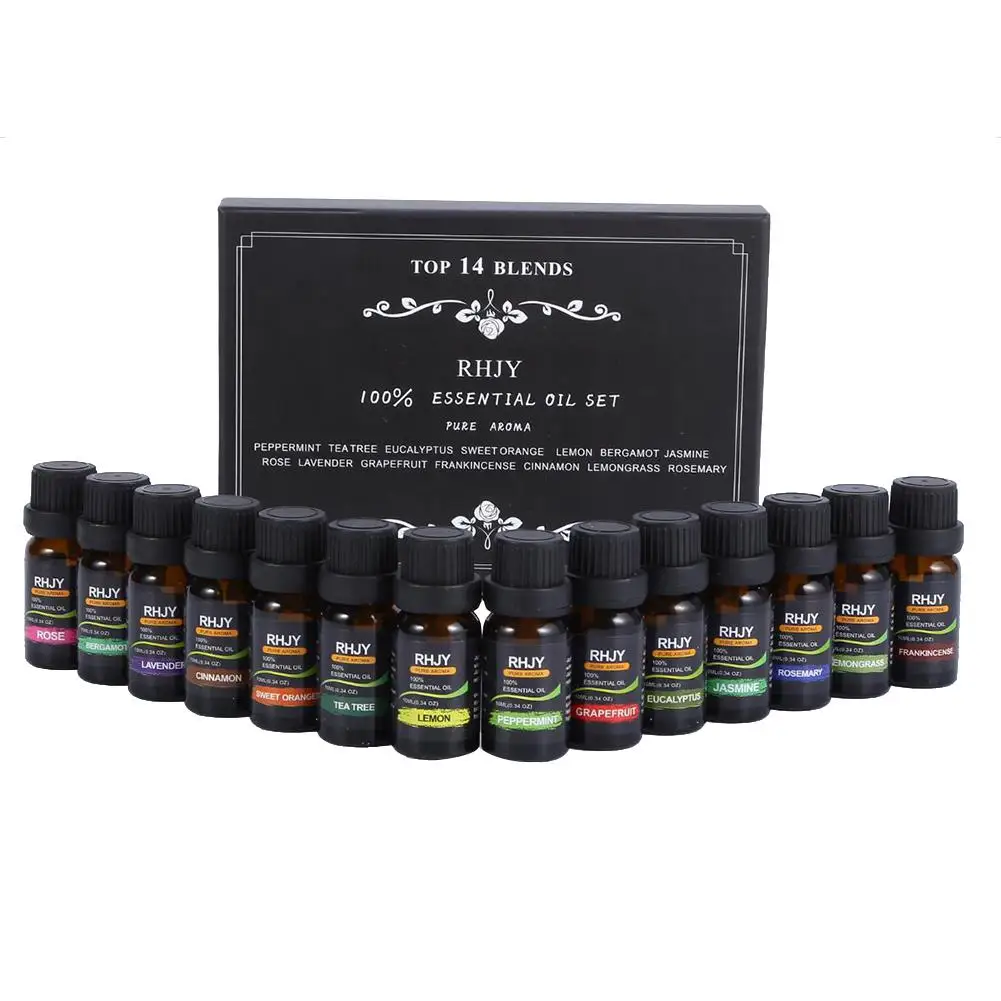 

LANBENA 14pcs/set Essential Oils Pure Essential Oils for Diffuser Humidifier