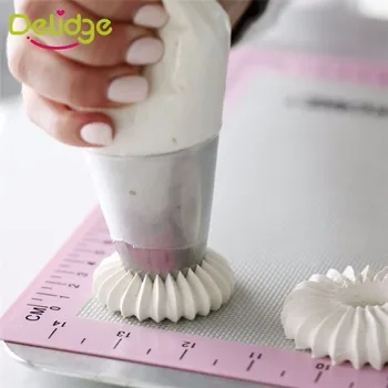 

Delidge 1PC Ring Cream Cookies Mold Russian Piping Nozzles Icing Piping Nozzles Set Kitchen Cake Decorating Tools Pastry Tip