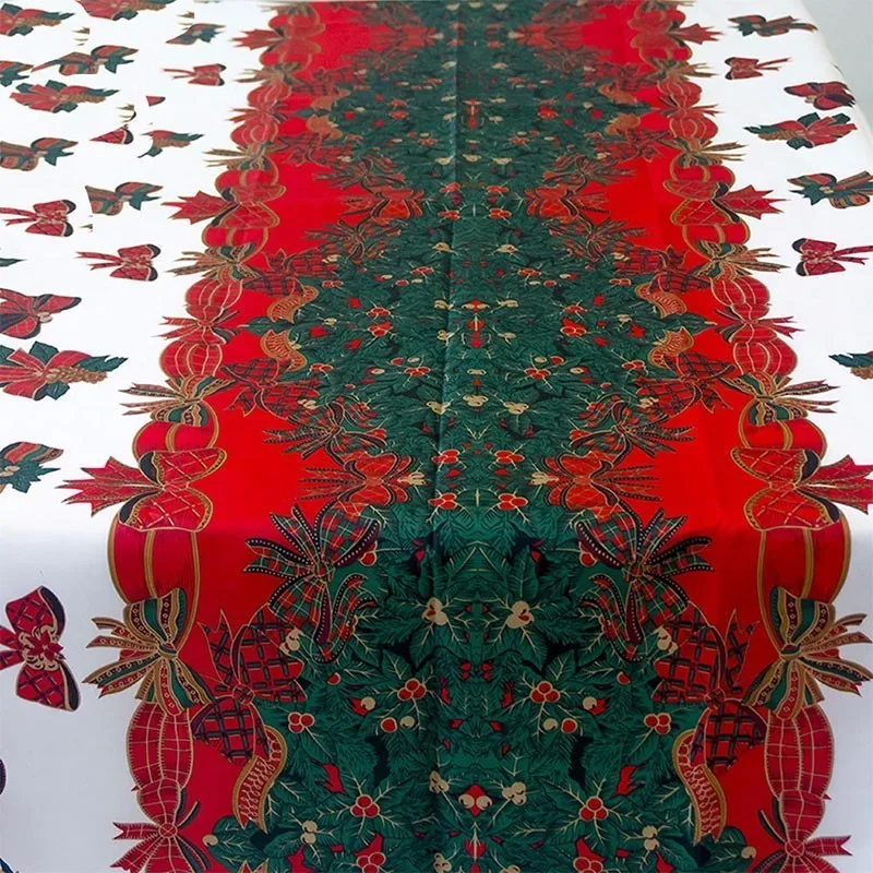 New Year Christmas Tablecloth Kitchen Dining Table Decorations Home Rectangular Party Table Covers Christmas Ornaments 150x180cm New Year Christmas Tablecloth Kitchen Dining Table Decorations Home Rectangular Party Table Covers Christmas Ornaments 150x180cm