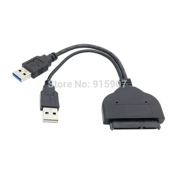 

10pcs/lot USB 3.0 to SATA 22pin 2.5" Hard Disk to WD5000MPCK SFF-8784 SATA Express SSD Adapter