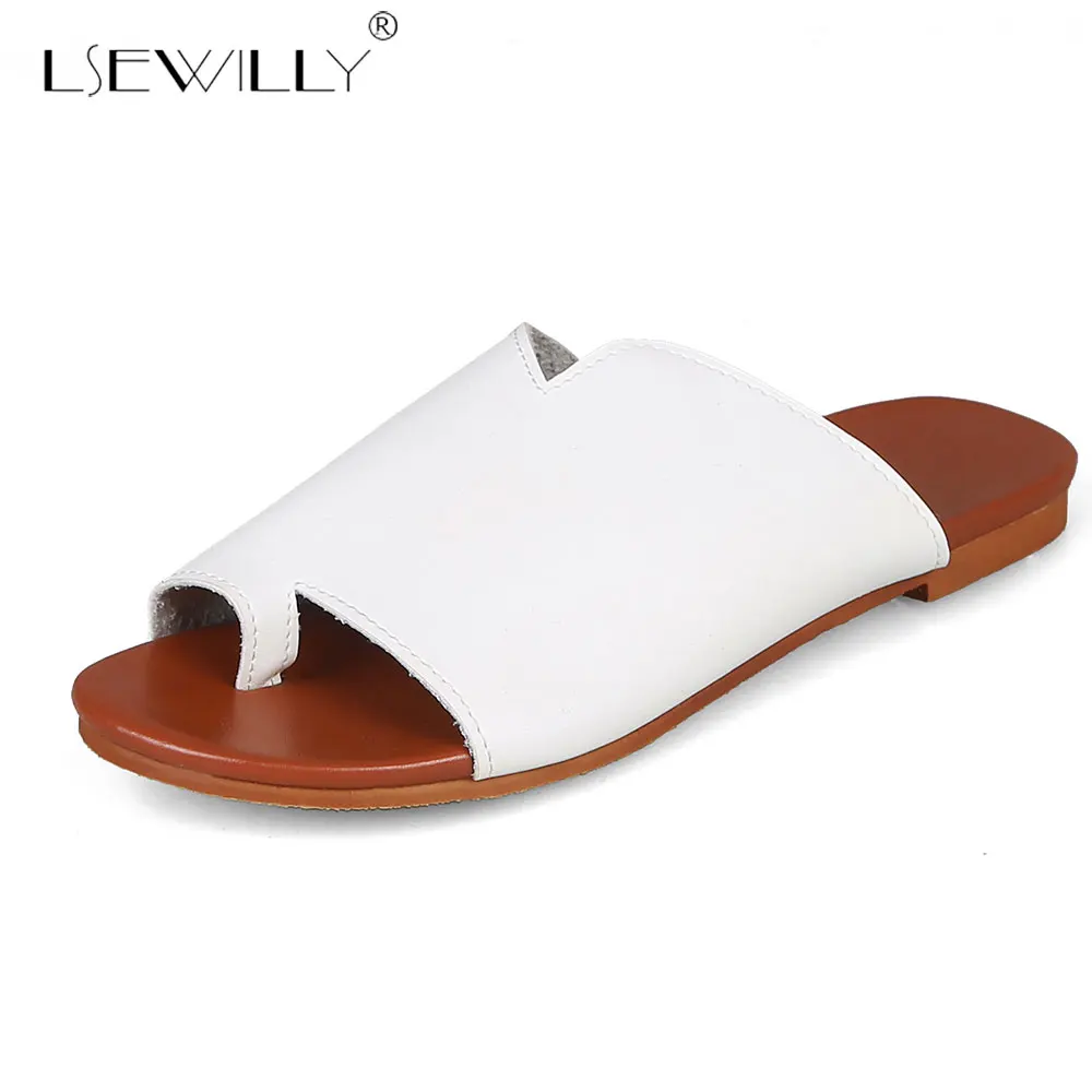 

Lsewilly Woman's Fashion Summer Shoes Flat Heels Flip Flops Gladiator Platform Sandals Casual Beach Slides Shoes Size 33-48 E791