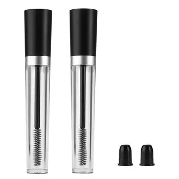 

2pcs Empty Eyelashes Tube Eyelash Cream Bottle Mascara Tube Container Mascara Tube Transparent Empty Eyelashes Container Vials