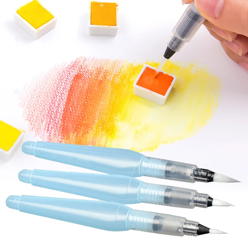 16 см Краски кисть, акварельная кисть ручки для письма кисть для рисования для Высокое качество творческий и офиса