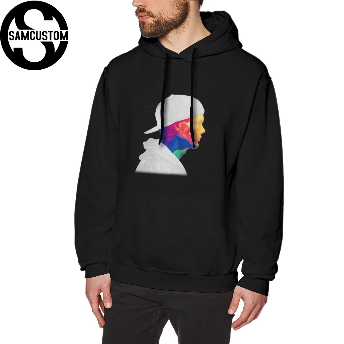 SAMCUSTOM новые стильные мужские толстовки с капюшоном без карманов Miss Avicii модная
