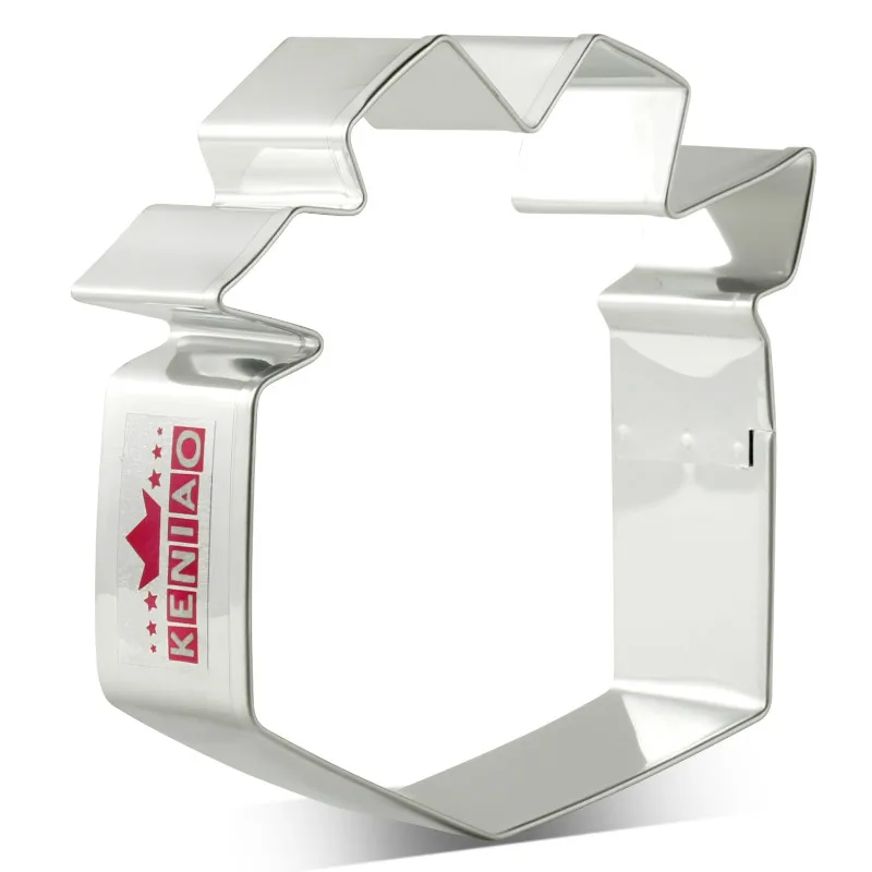 

KENIAO Gift Box Cookie Cutter for Father's day - 8 x 7.9 cm - Biscuit / Fondant / Pastry / Bread Cutter - Stainless Steel