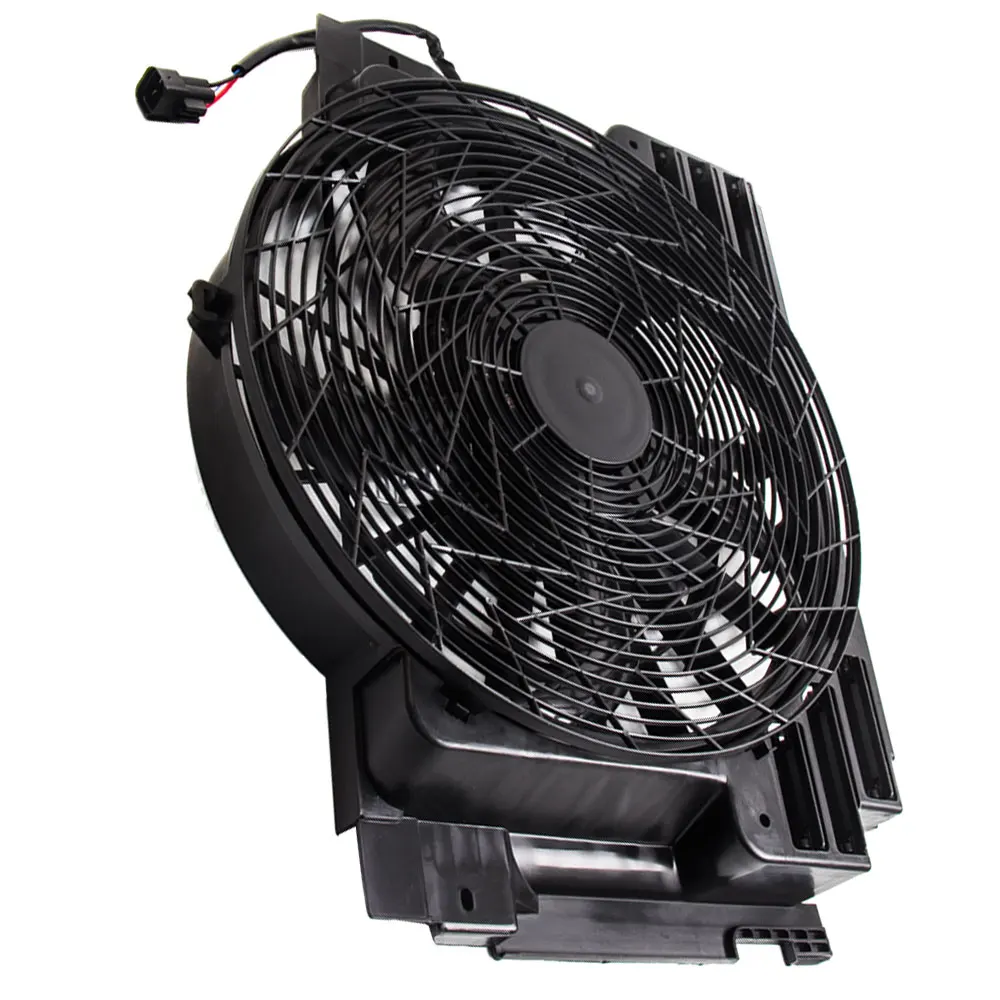 Motors Car Engine Fans & Fan Parts Car Parts A/C Radiator Condenser Cooling Pusher Fan For BMW