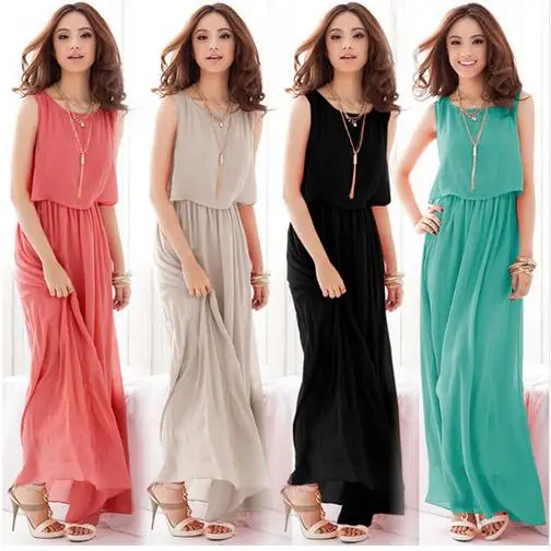 

2019 Boho Dress Chiffon Big Plus Size Summer Dress Long Maxi Dress Robe Casual Sexy Women Elegant Beach Dress Vestido de festa
