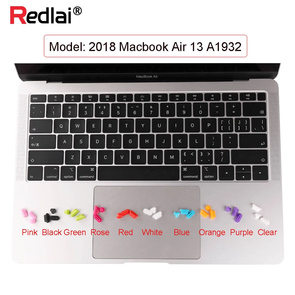 Силиконовый чехол для нового Macbook Air, 13 дюймов, A1932, силиконовый чехол для ноутбука