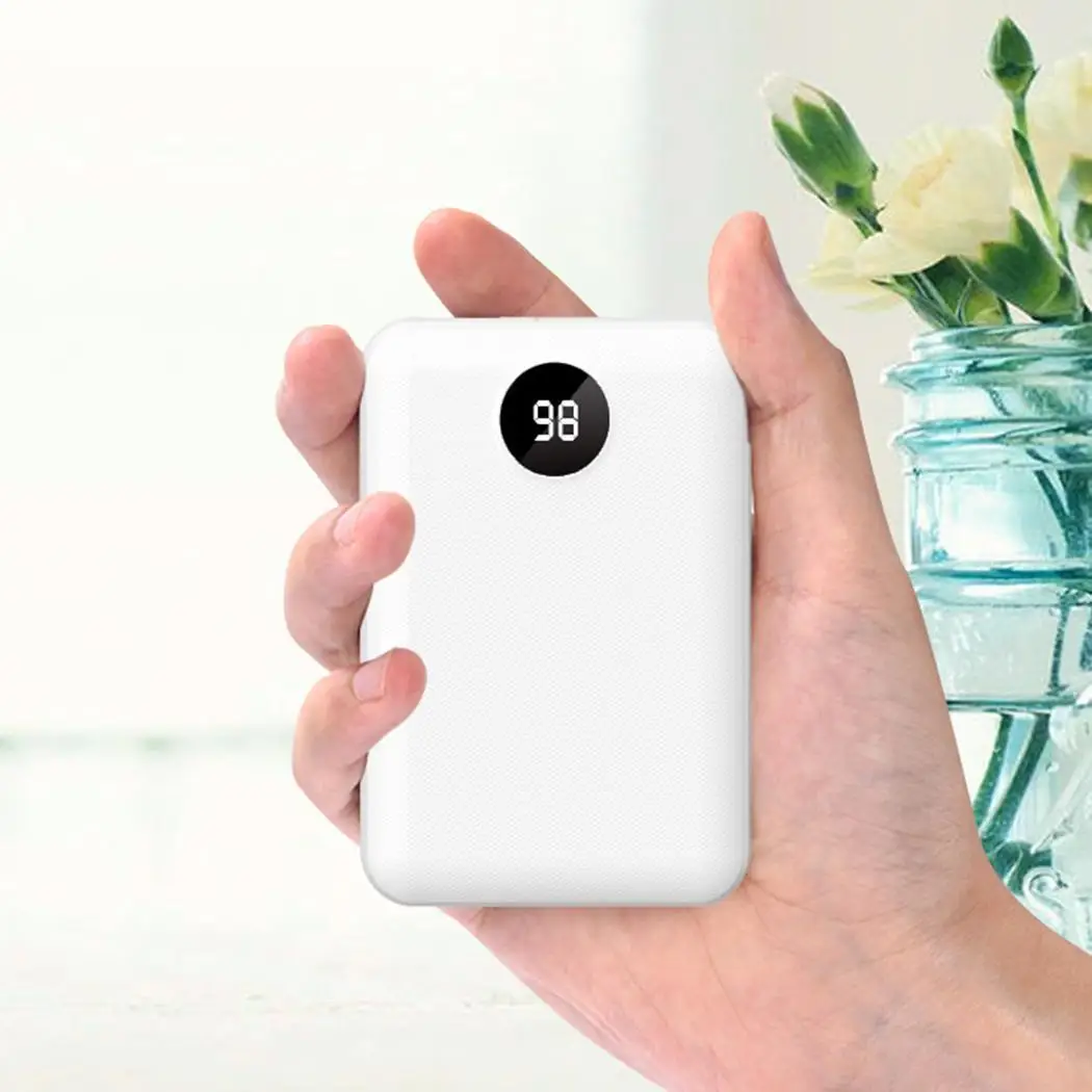 Блок питания для xiaomi mi iPhone USAMS ni Pover Bank 10000 мАч светодиодный портативное зарядное