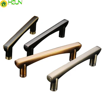 Kitchen Cabinet Handles and Knobs Concise Door Handle Wardrobe Drawer Door Knobs 96mm128mm