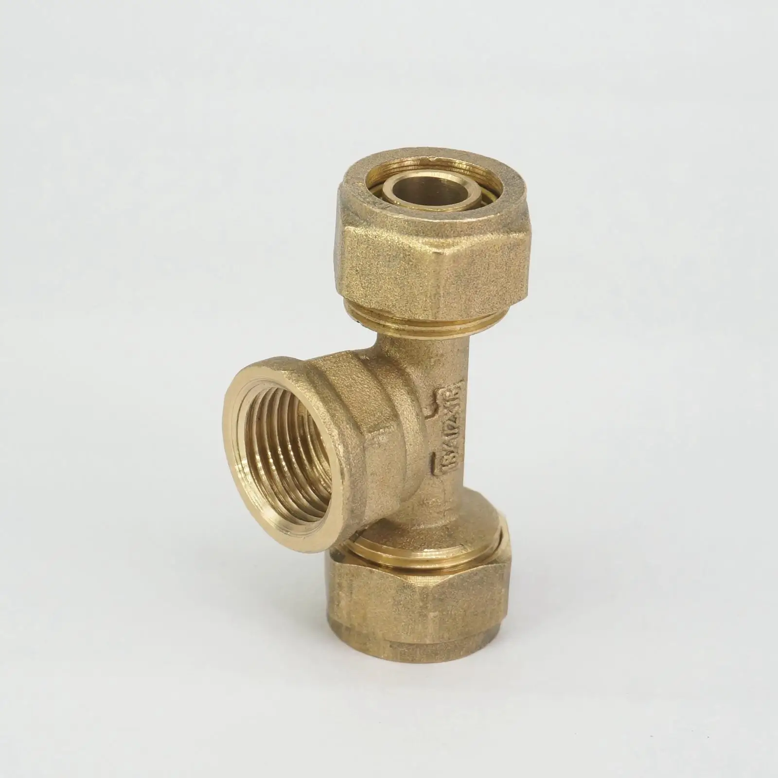 20 мм x 1/2 &quotBSP Женский PEX AL тройник латунный Компрессионный фитинг Напольное