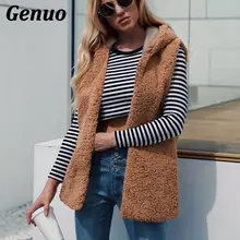 Women Autumn Winter Vintage Faux Lamb Wool Waistcoat Sleeveless Hooded Hoodies Faux Fur Vest Hood Outwear Fur Coat Genuo XXXL цена Women Autumn Winter Vintage Faux Lamb Wool Waistcoat Sleeveless Hooded Hoodies Faux Fur Vest Hood Outwear Fur Coat Genuo XXXL цены онлайн